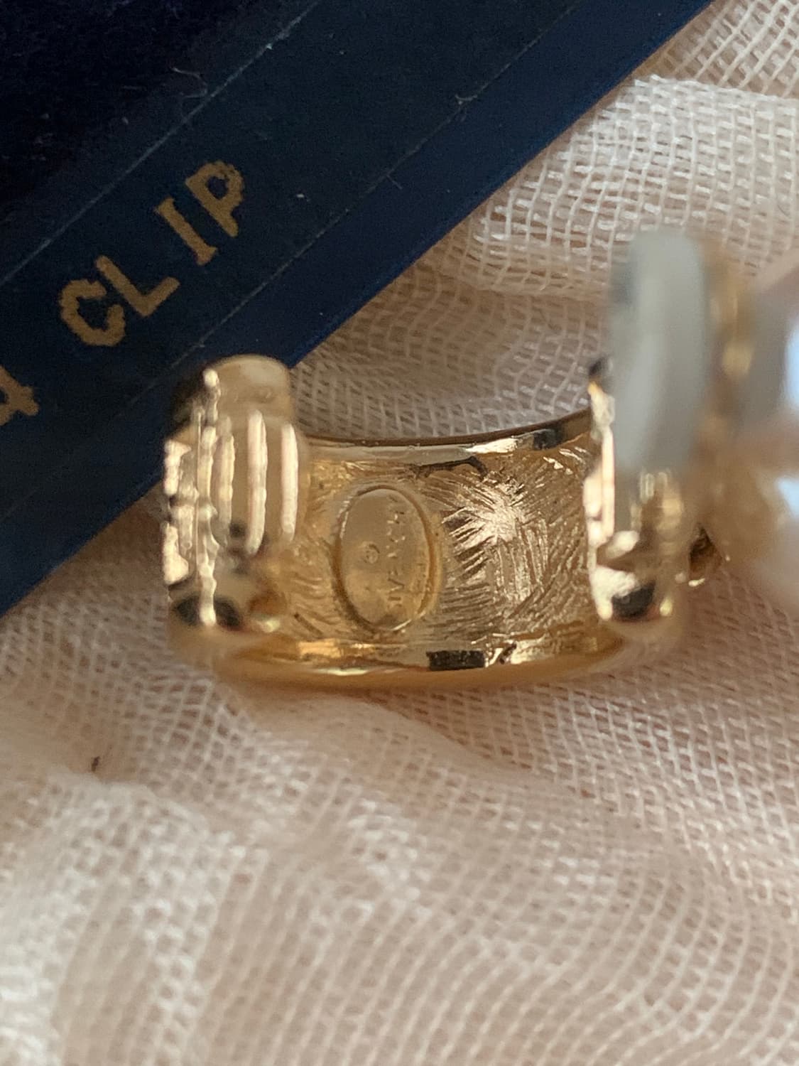 80s 지방시 4G모티브 클립형 귀걸이 상품이미지4