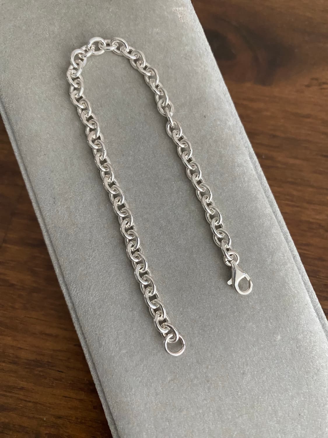 실버 체인 팔찌(925,새제품) 상품이미지3