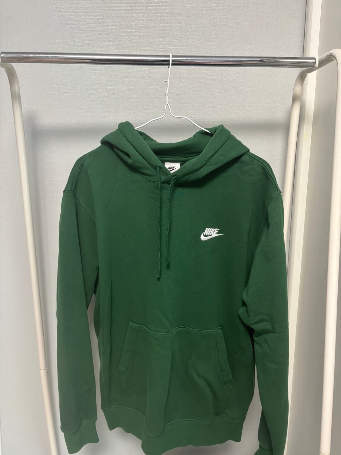 나이키 얇은 기모 후드티 딥그린 L 상품이미지1