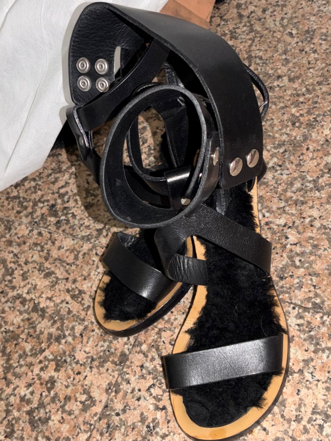 이자벨마랑 제이코 퍼 레더샌들 상품이미지4