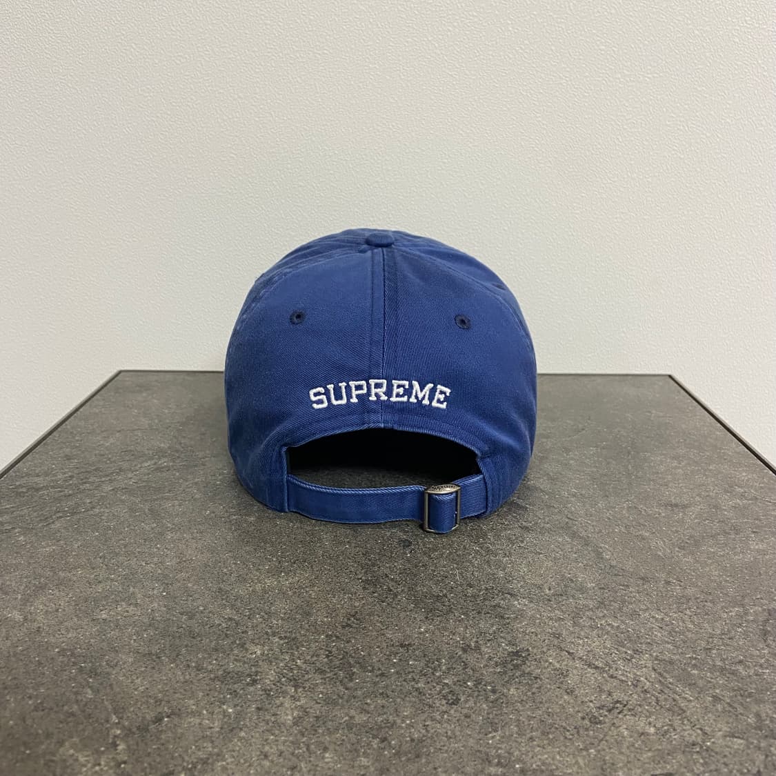 (OS) 슈프림 6패널 볼캡 모자 달러 로고 워시드 네이비 상품이미지4
