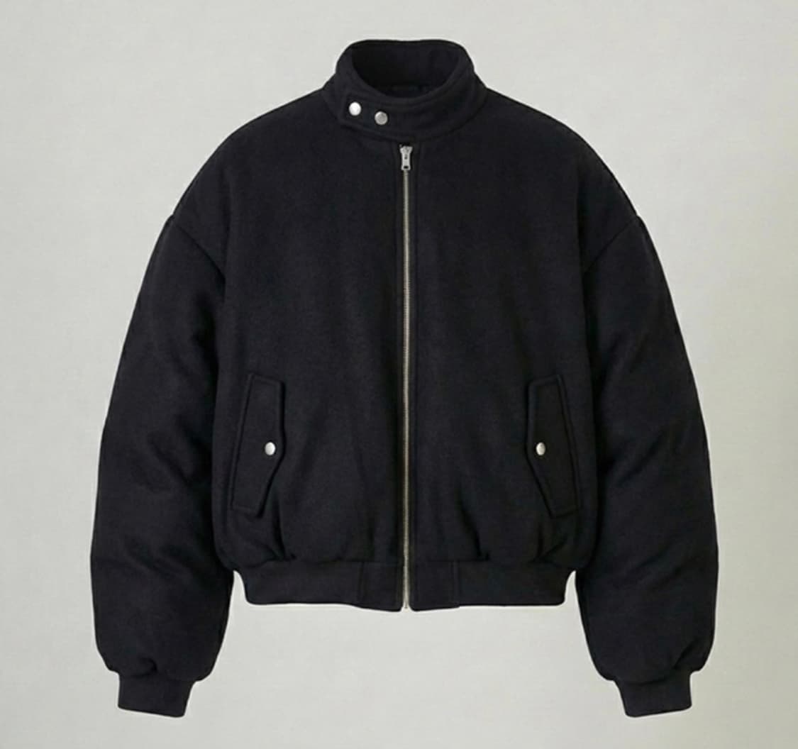 오버핏 울 헤링턴 자켓 상품이미지1