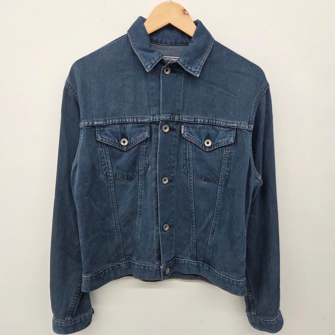 리바이스 데님 청자켓 블루 여L 상품이미지2