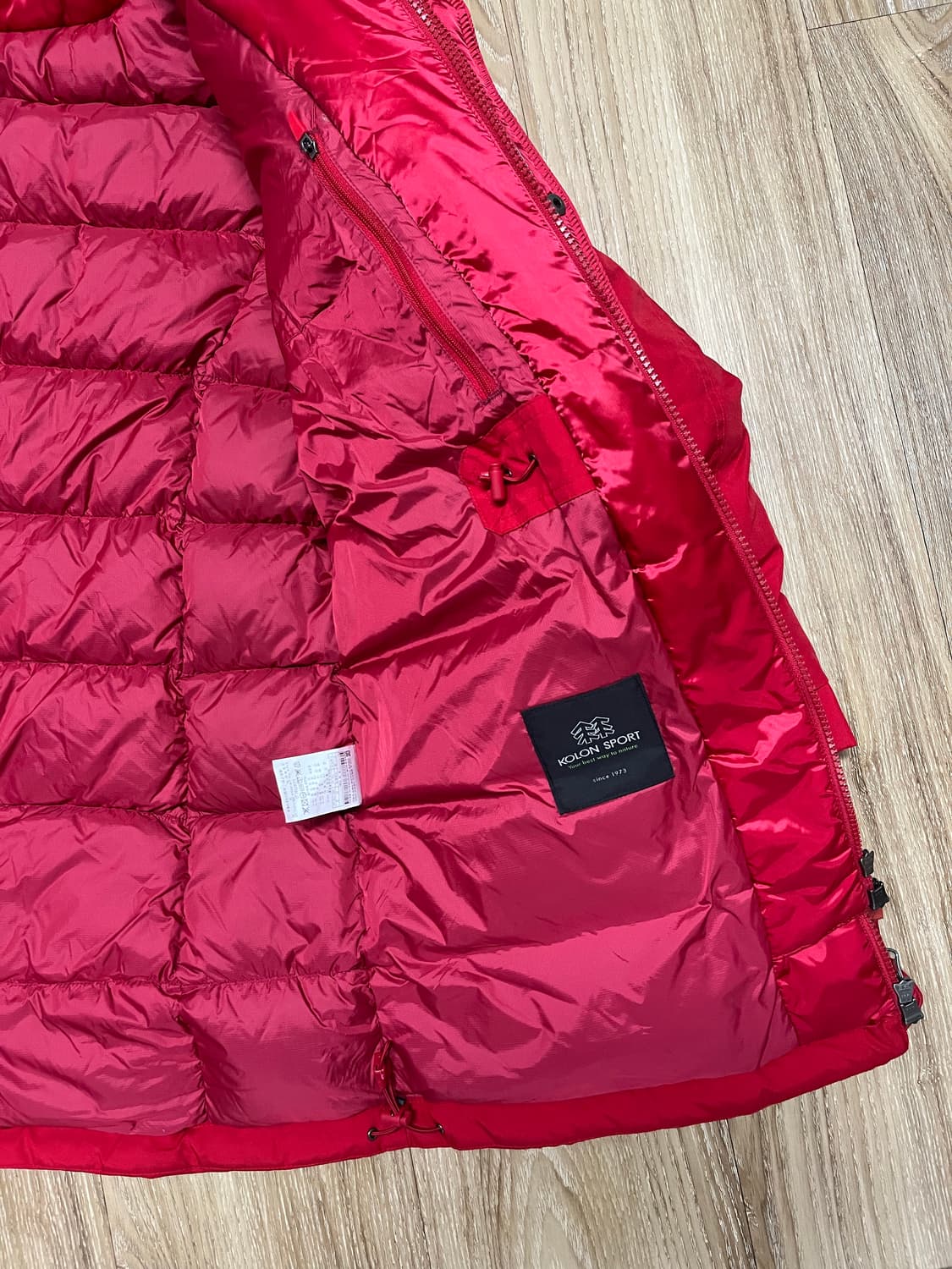 코오롱 스포츠 윈드스토퍼 구스다운 패딩 100 상품이미지7