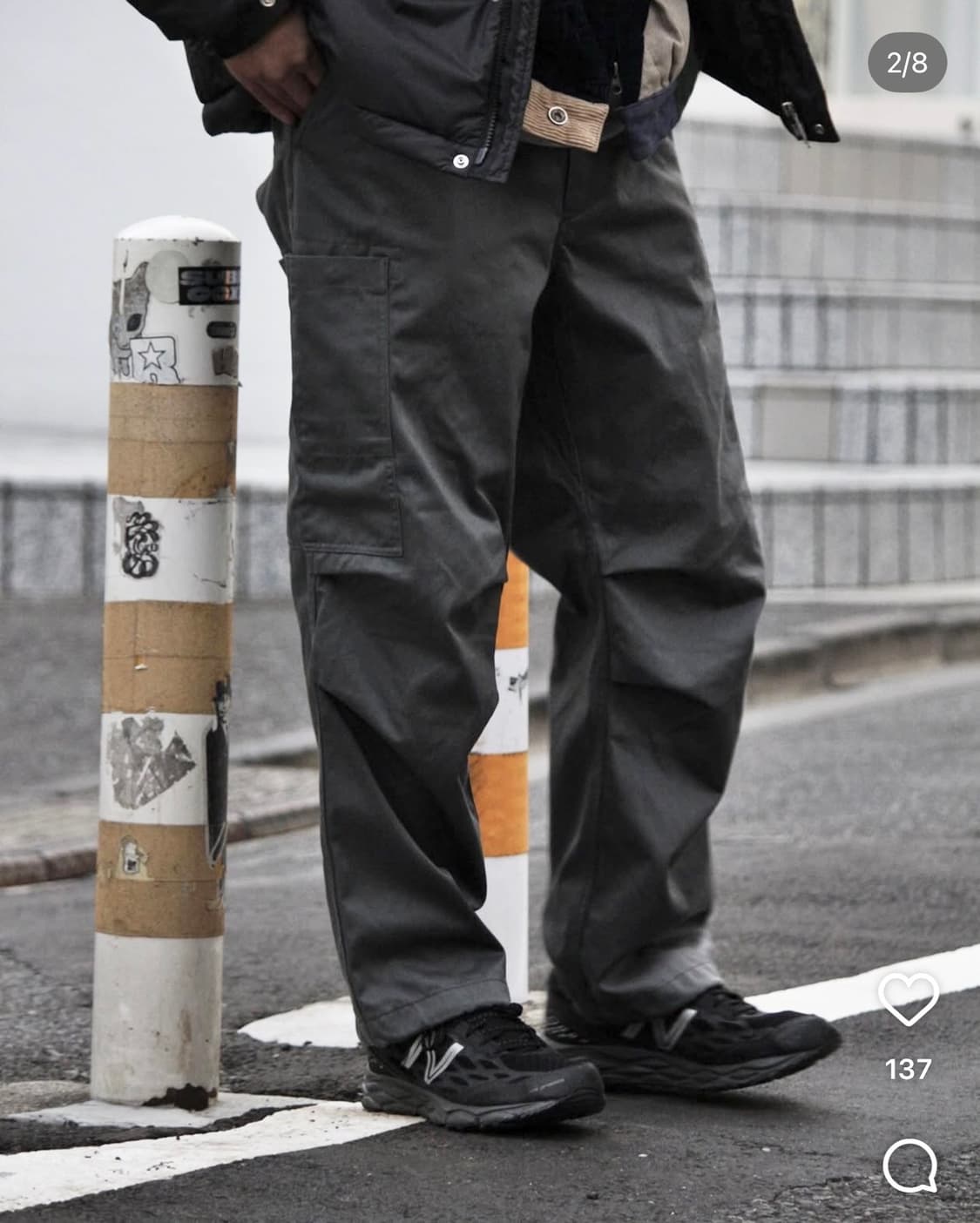 노스페이스 퍼플라벨 치노 카고포켓 팬츠 그레이 상품이미지1