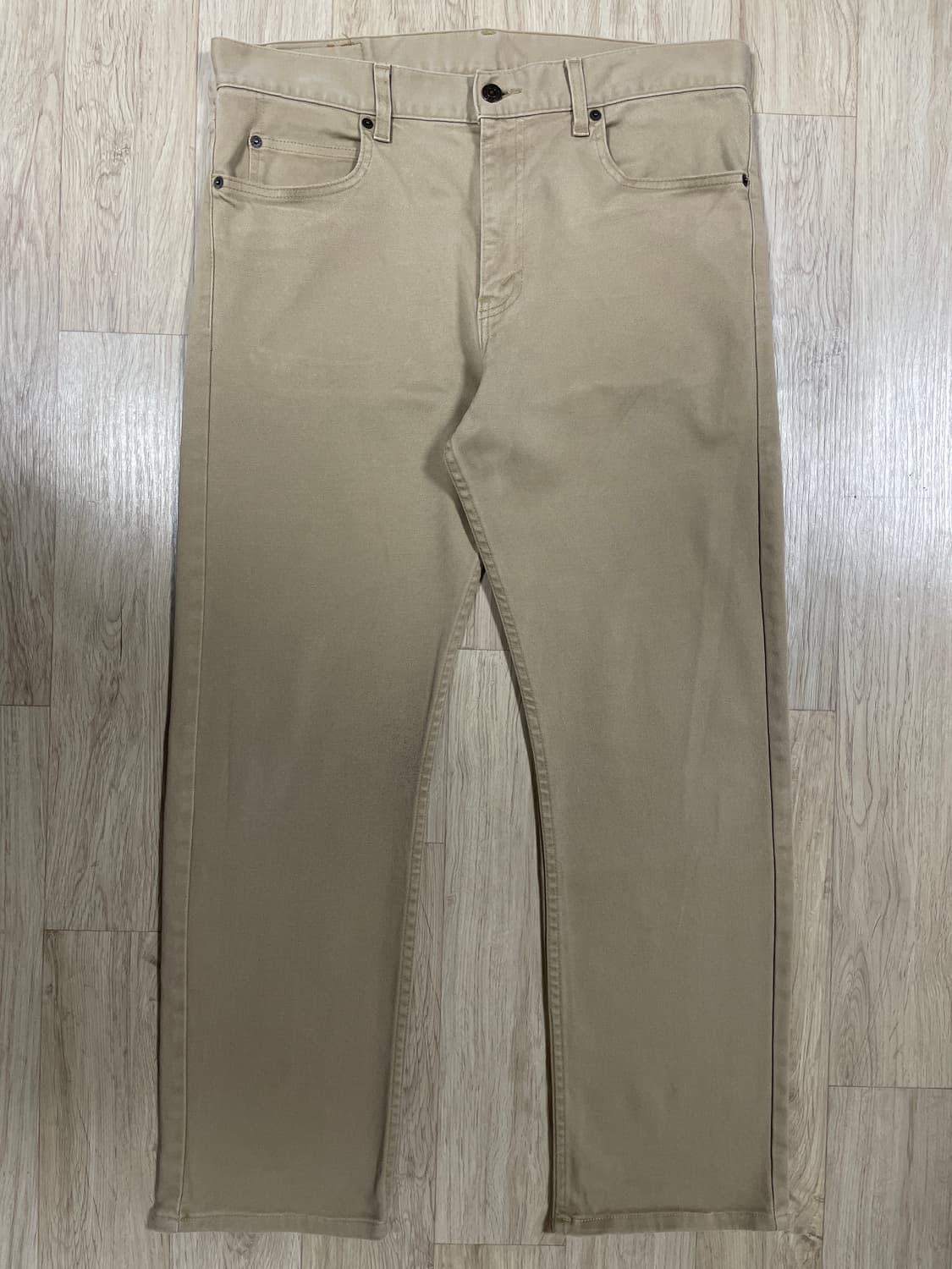 35) 00's 리바이스 재팬 505 베이지 코튼 팬츠 상품이미지2