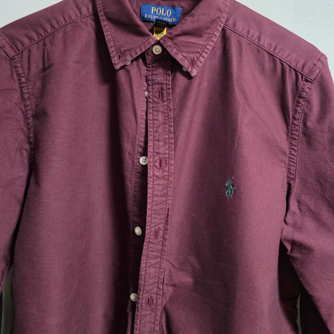 폴로랄프로렌 보이즈 버건디셔츠 XL(55-66사이즈) 상품이미지2