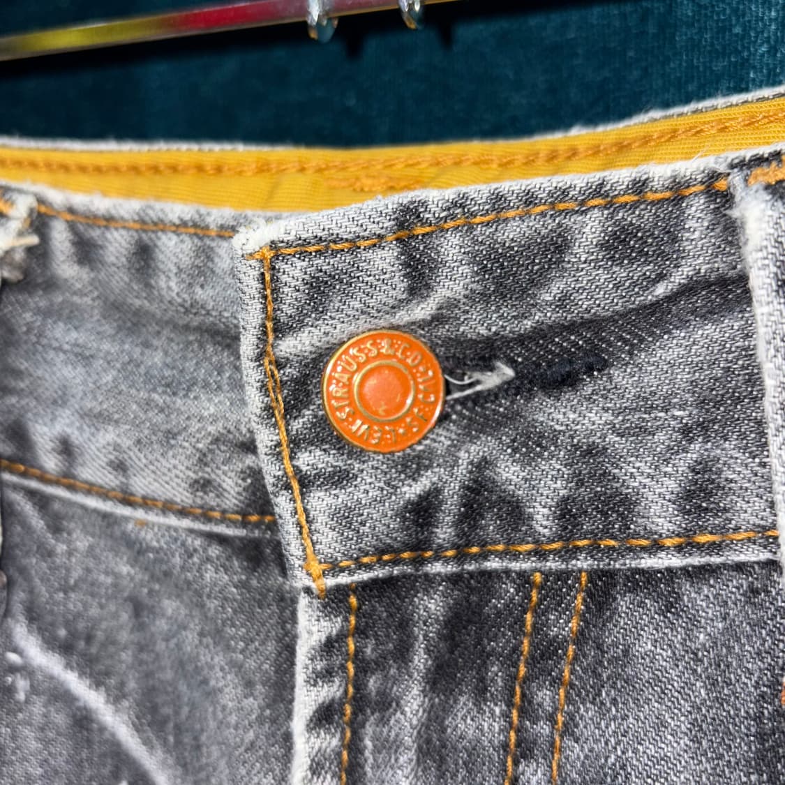 (32) 90s 리바이스 522A 웨스턴 그레이 진 상품이미지7
