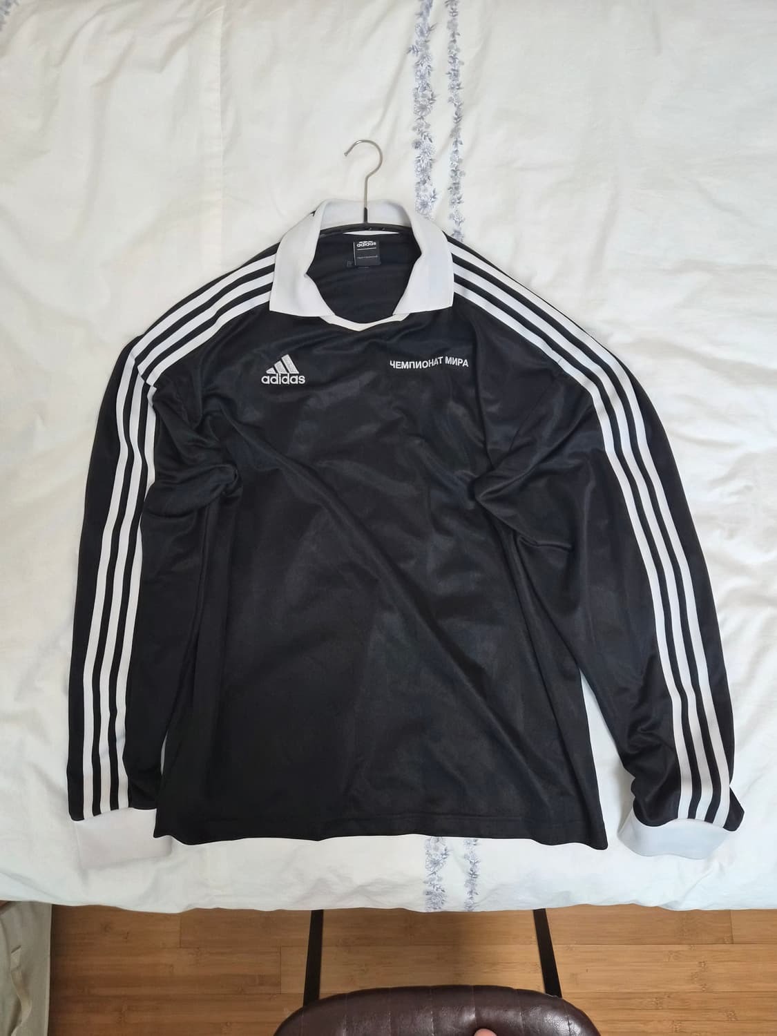 [S] 고샤루브친스키x아디다스 풋볼져지 블랙 상품이미지1