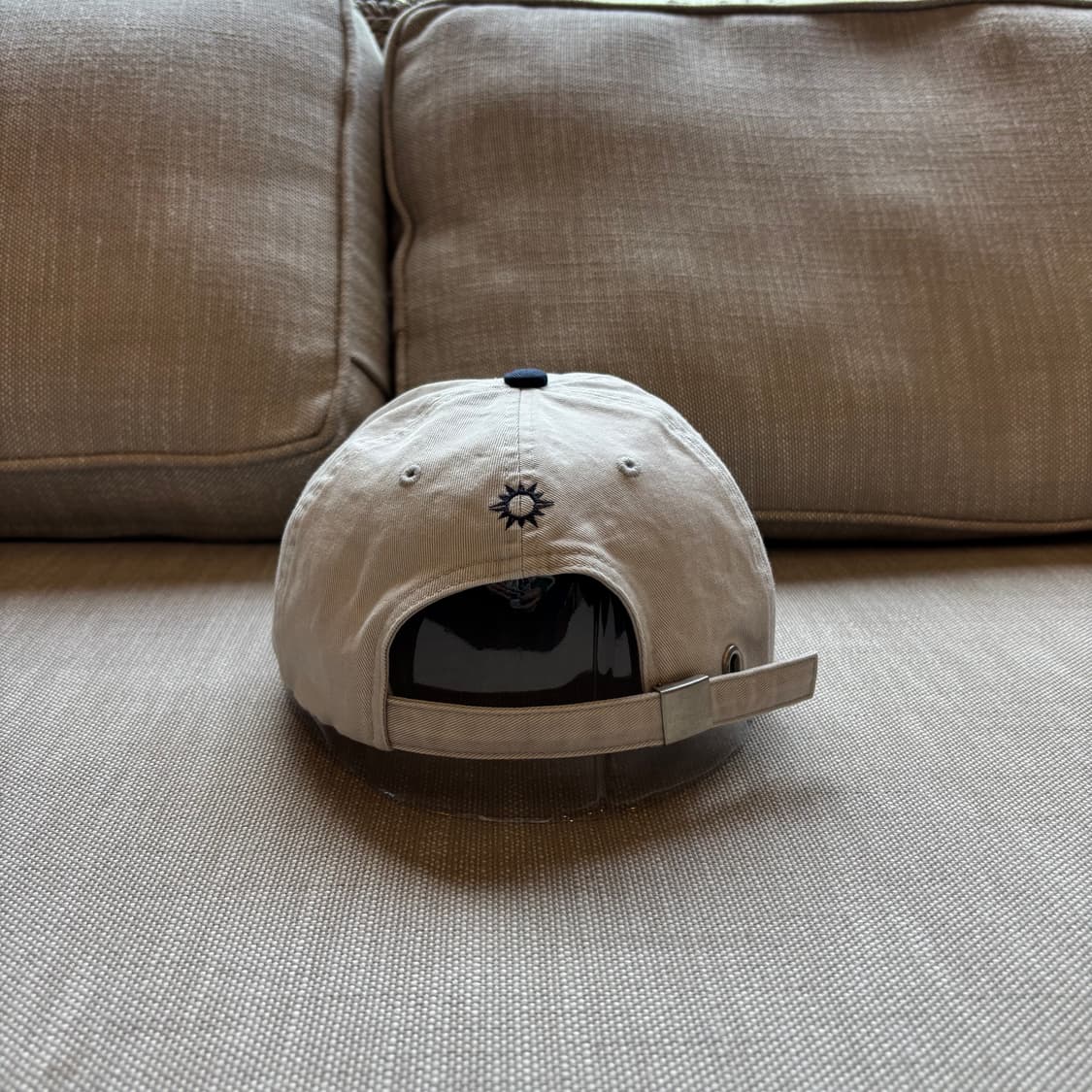 헬로선라이즈 볼캡 아이보리/네이비 상품이미지6