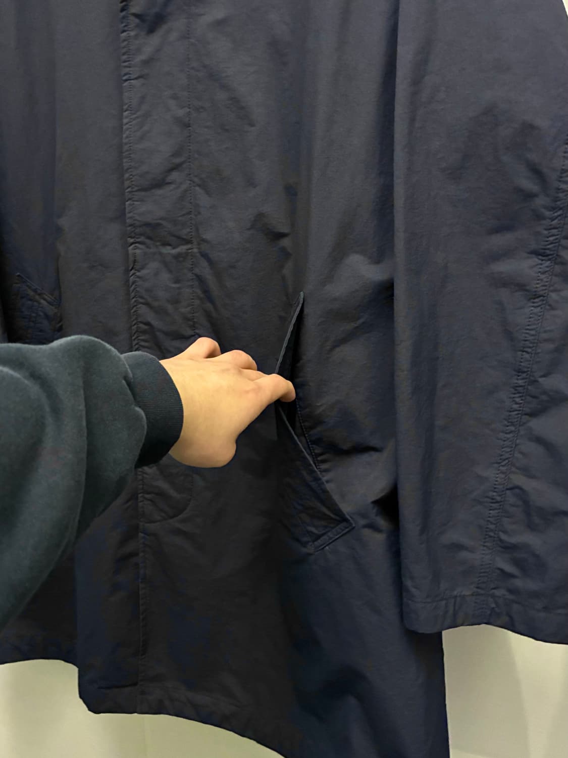 (52/110)헨리코튼 코튼 나일론 홀겹 베이직 맥코트 싱글코트 상품이미지6