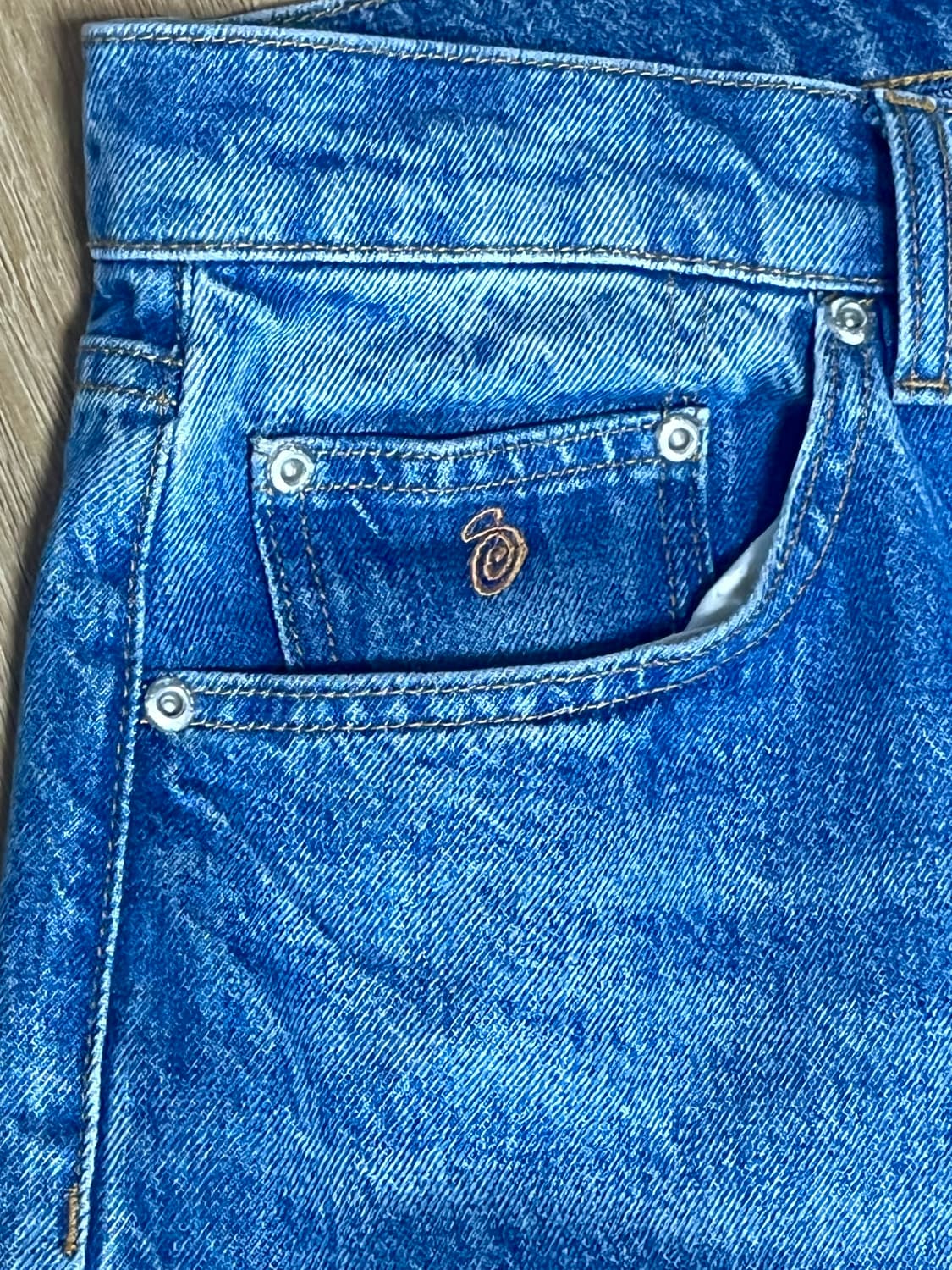 스투시 빅올진 워시드블루 34 상품이미지3