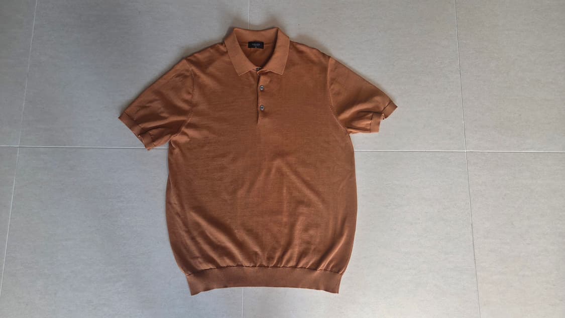 갤럭시 6M 칼라 반팔 니트 상품이미지3