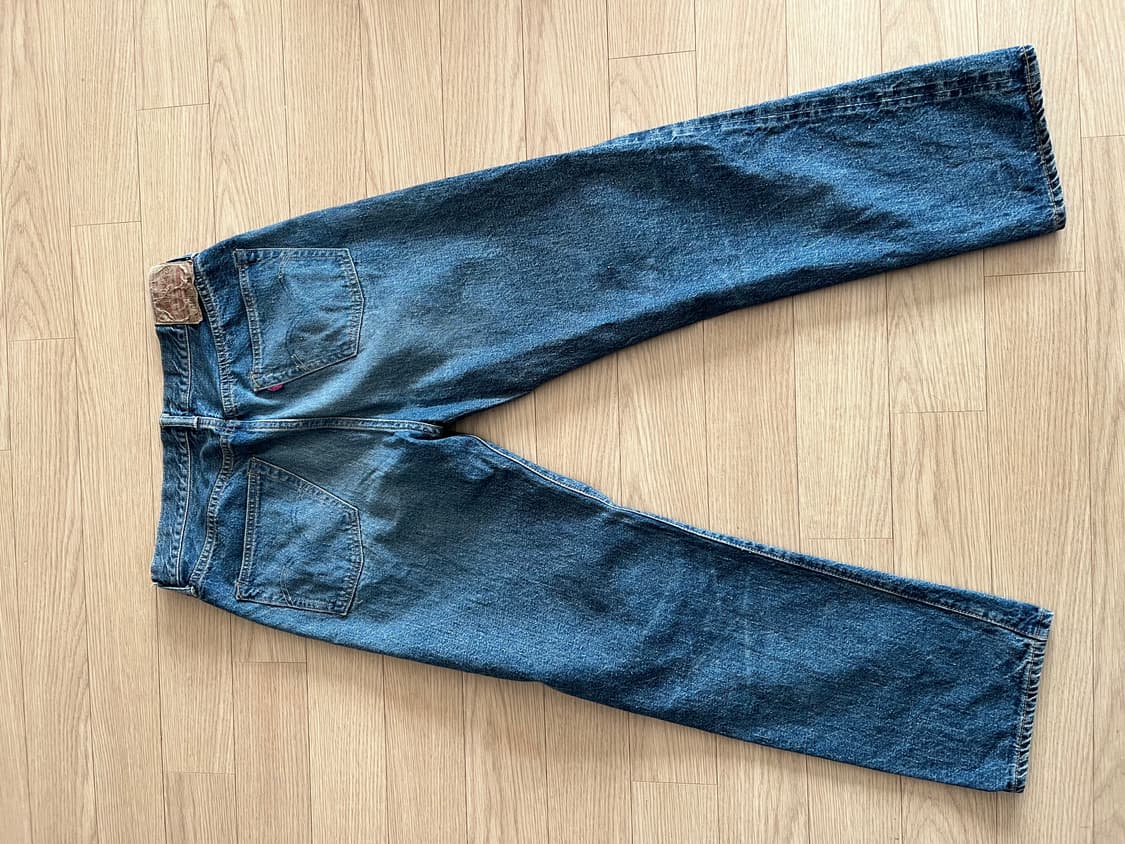 웨어하우스 1101 미디움워시 중청 32사이즈  상품이미지2