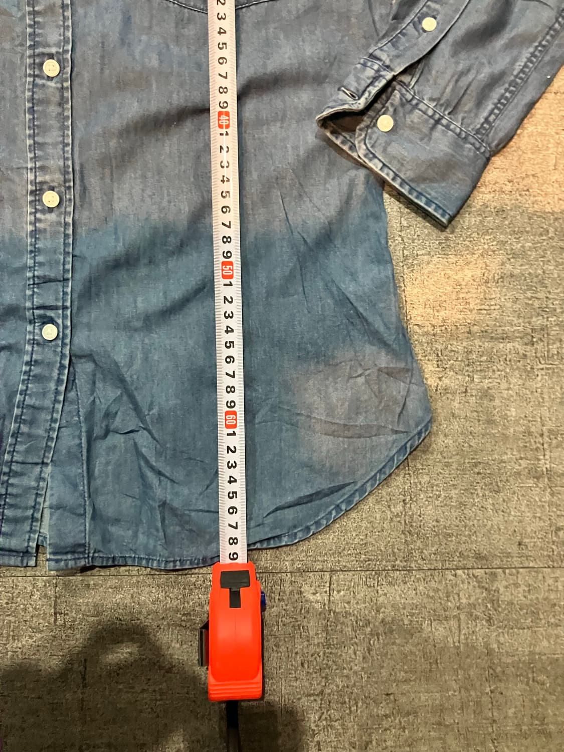 Uniqlo 유니클로 올드스쿨아메카지 원포켓 데님셔츠 상품이미지3