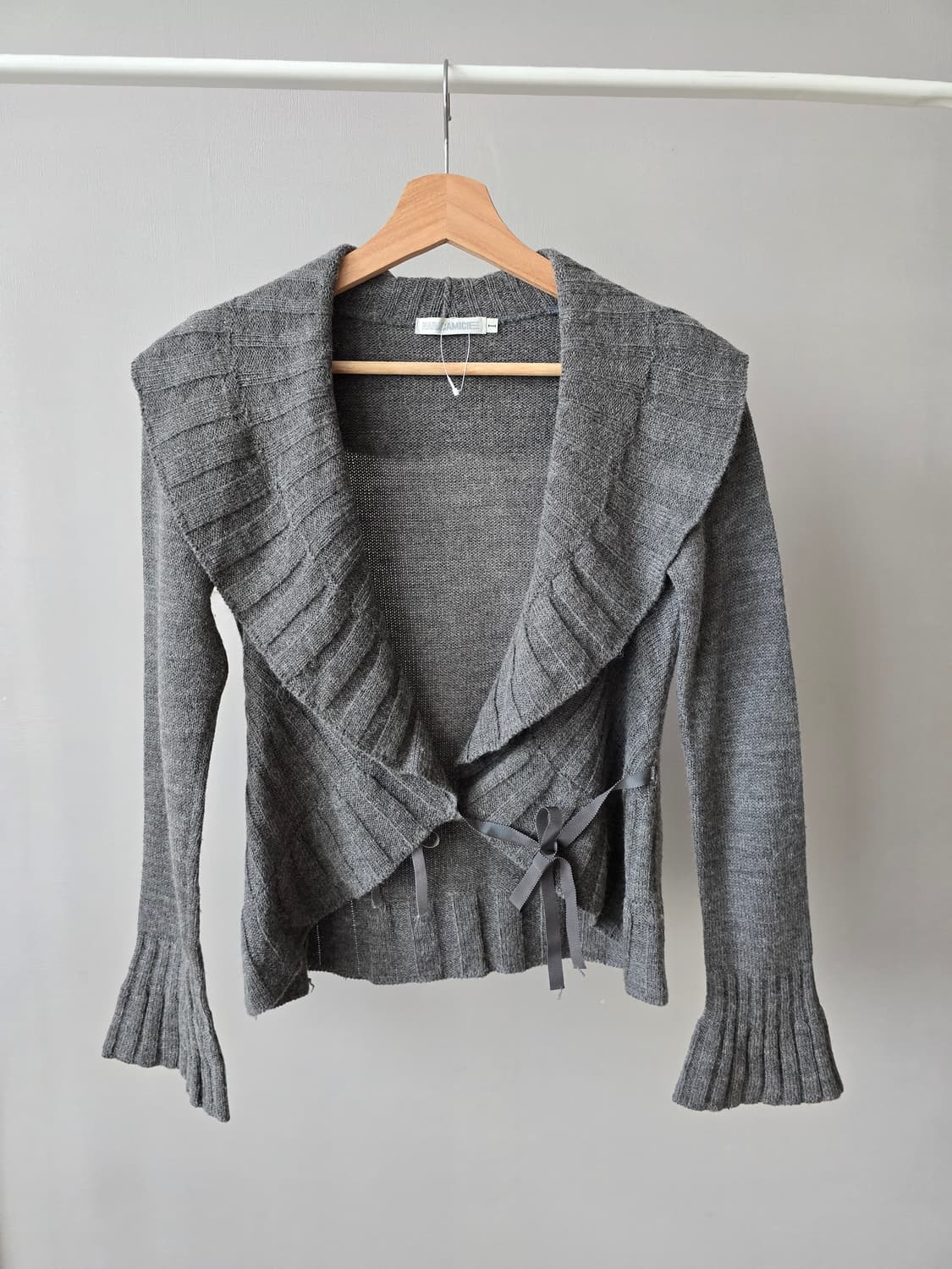 이탈리아 NARACAMICIE 울혼방 랩가디건 상품이미지1