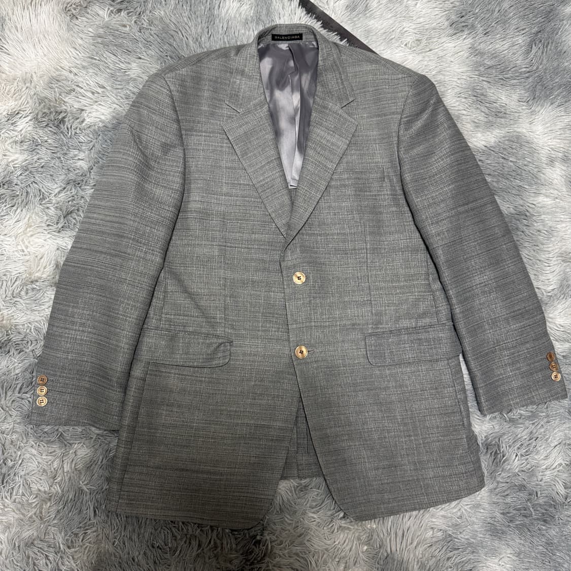 발렌시아가 남성 울 비스코스  봄가을 블레이저 L  사이즈 상품이미지1