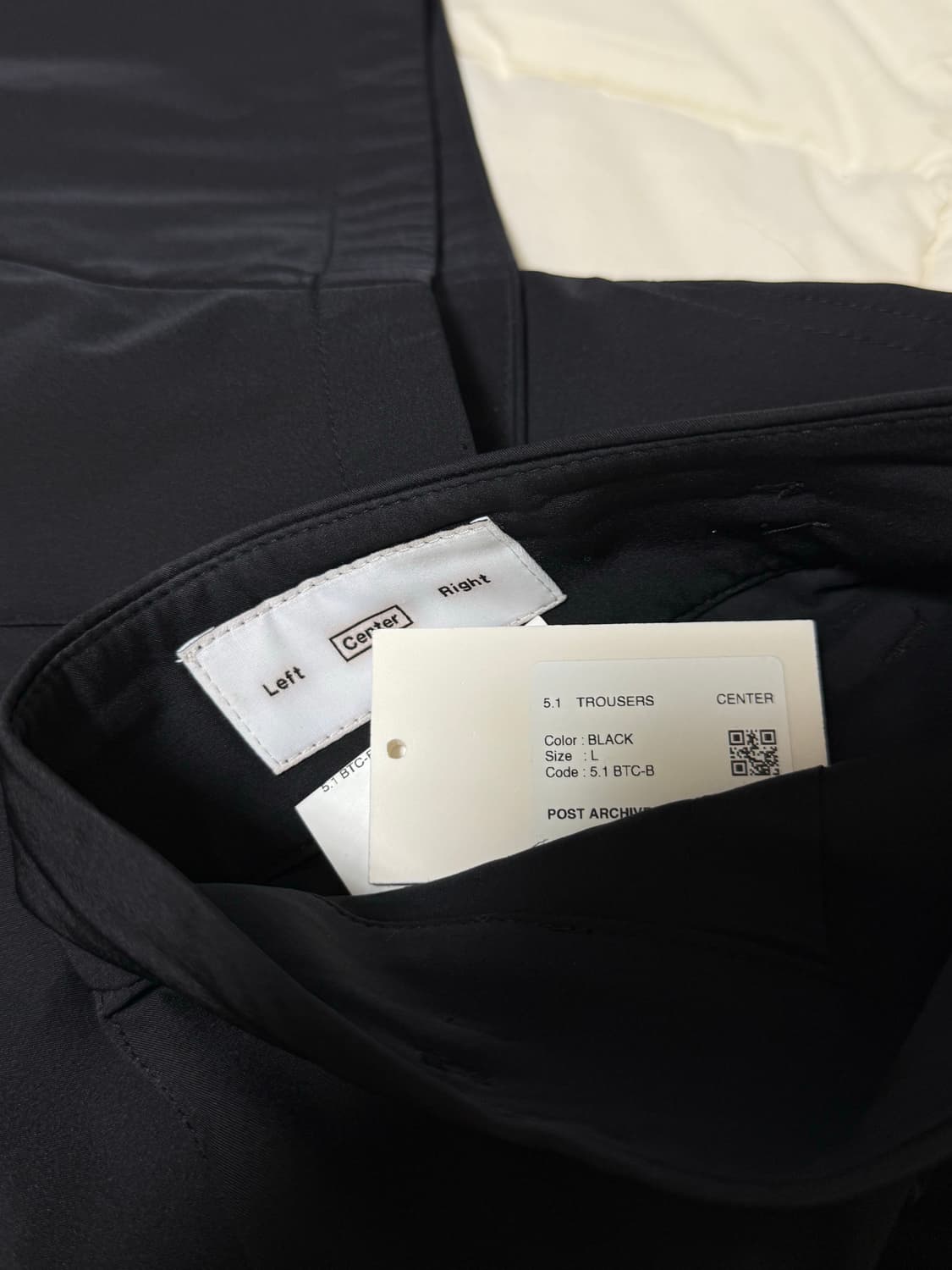 포스트 아카이브 팩션 5.1 센터 트라우저 L 상품이미지4