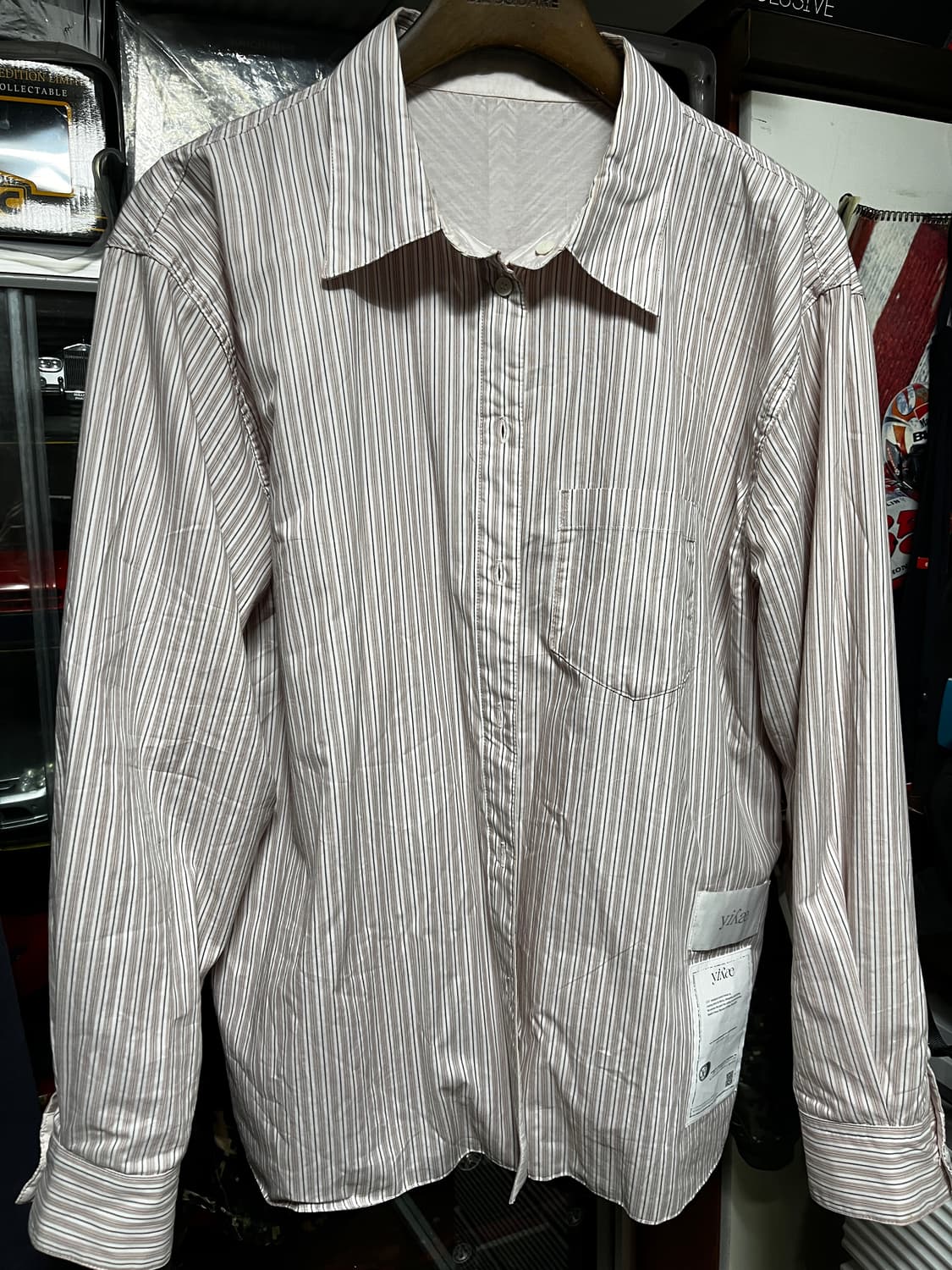 yiyae 스트라이프 리버시블 셔츠 L 상품이미지2