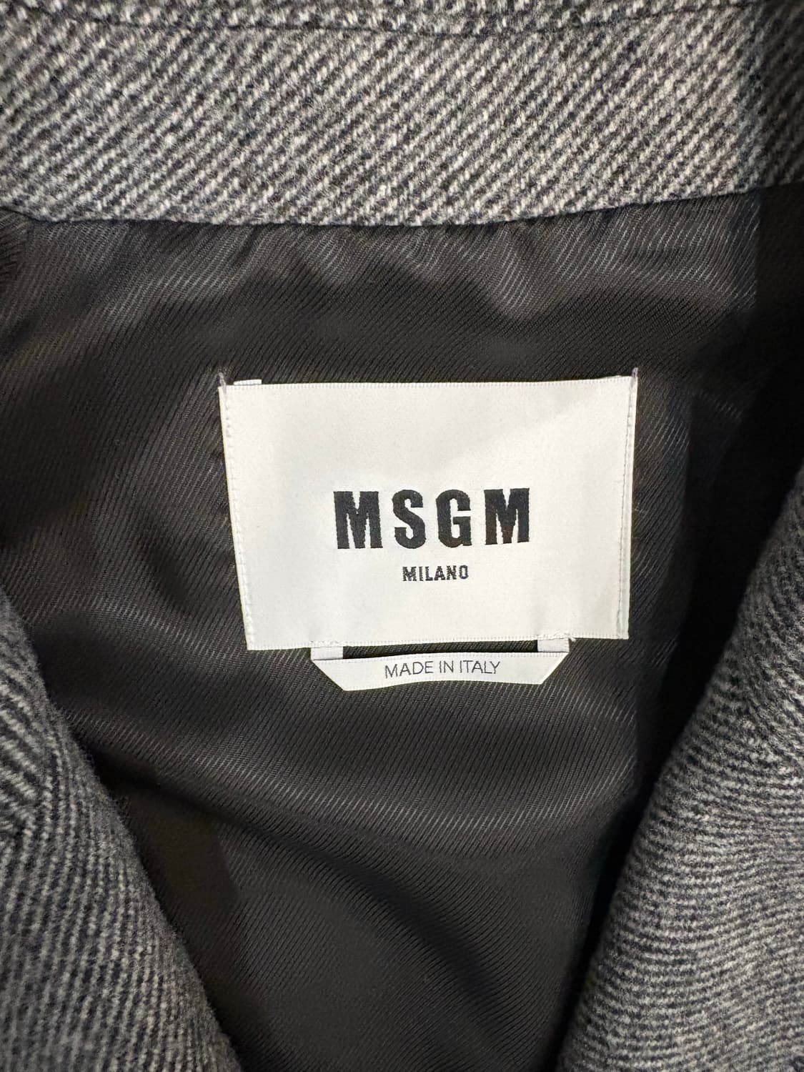 MSGM 울 코트 상품이미지3