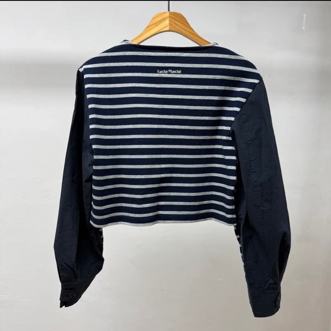 Lucky Marche 럭키마르쉐 스트라이프 크롭티 M사이즈 JS38 상품이미지6