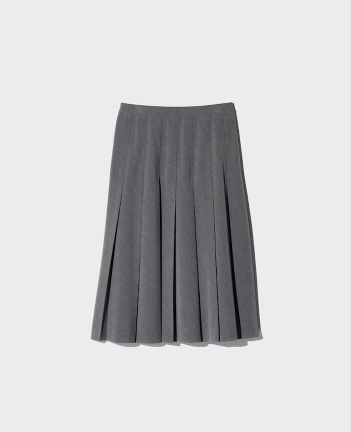 유니클로 와이드 플리츠 미디 치마 S 상품이미지1