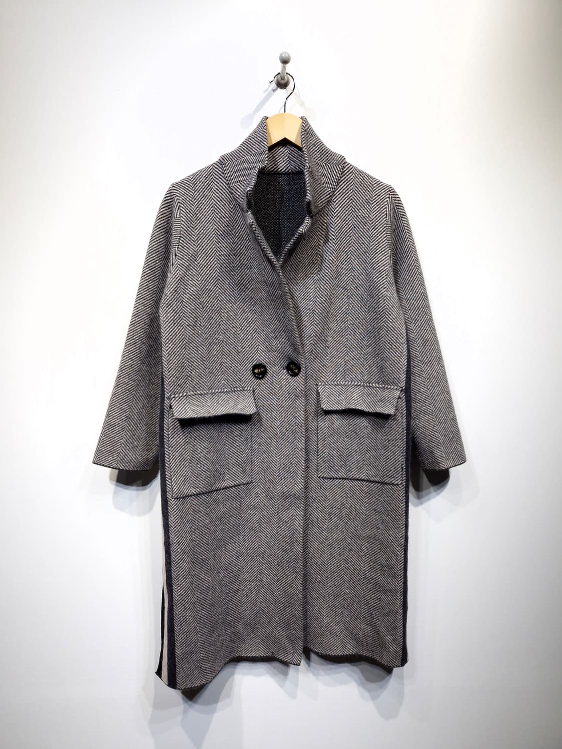 MOSIQINA 모시퀴나 100%밍크캐시미어 코트 상품이미지1