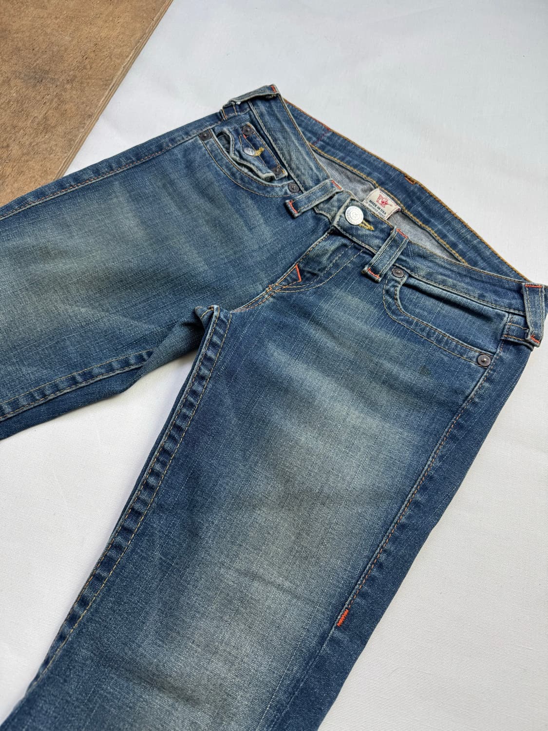 truereligion 트루릴리젼 조이 로우 라이즈 부츠컷 팬츠 상품이미지2