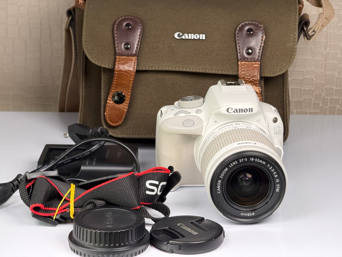 캐논 EOS 100D 화이트 DSLR 카메라 상품이미지1