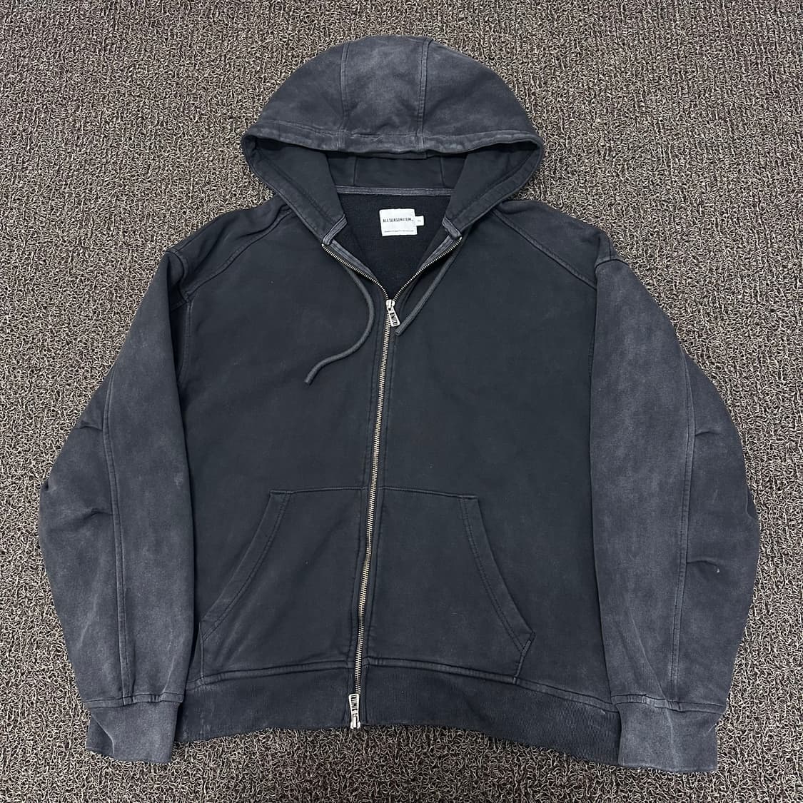 디미트리블랙 워싱 피그먼트 후드집업 사이즈 2 상품이미지2