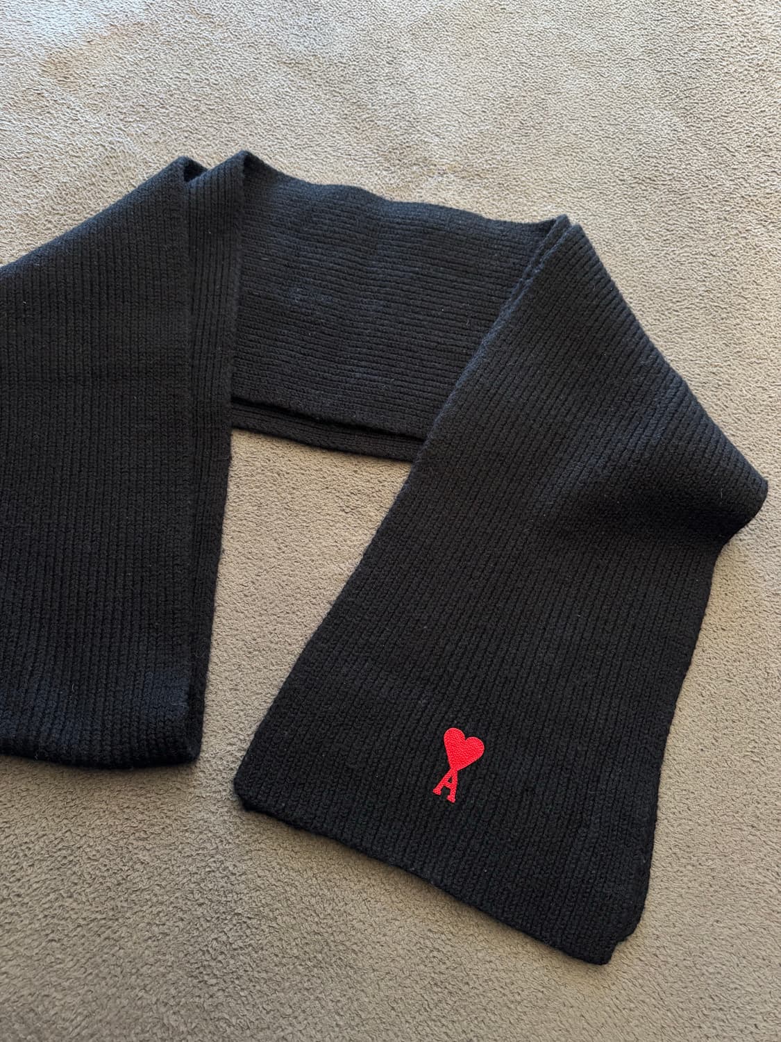 아미 스몰로고 울 목도리 처분  상품이미지2