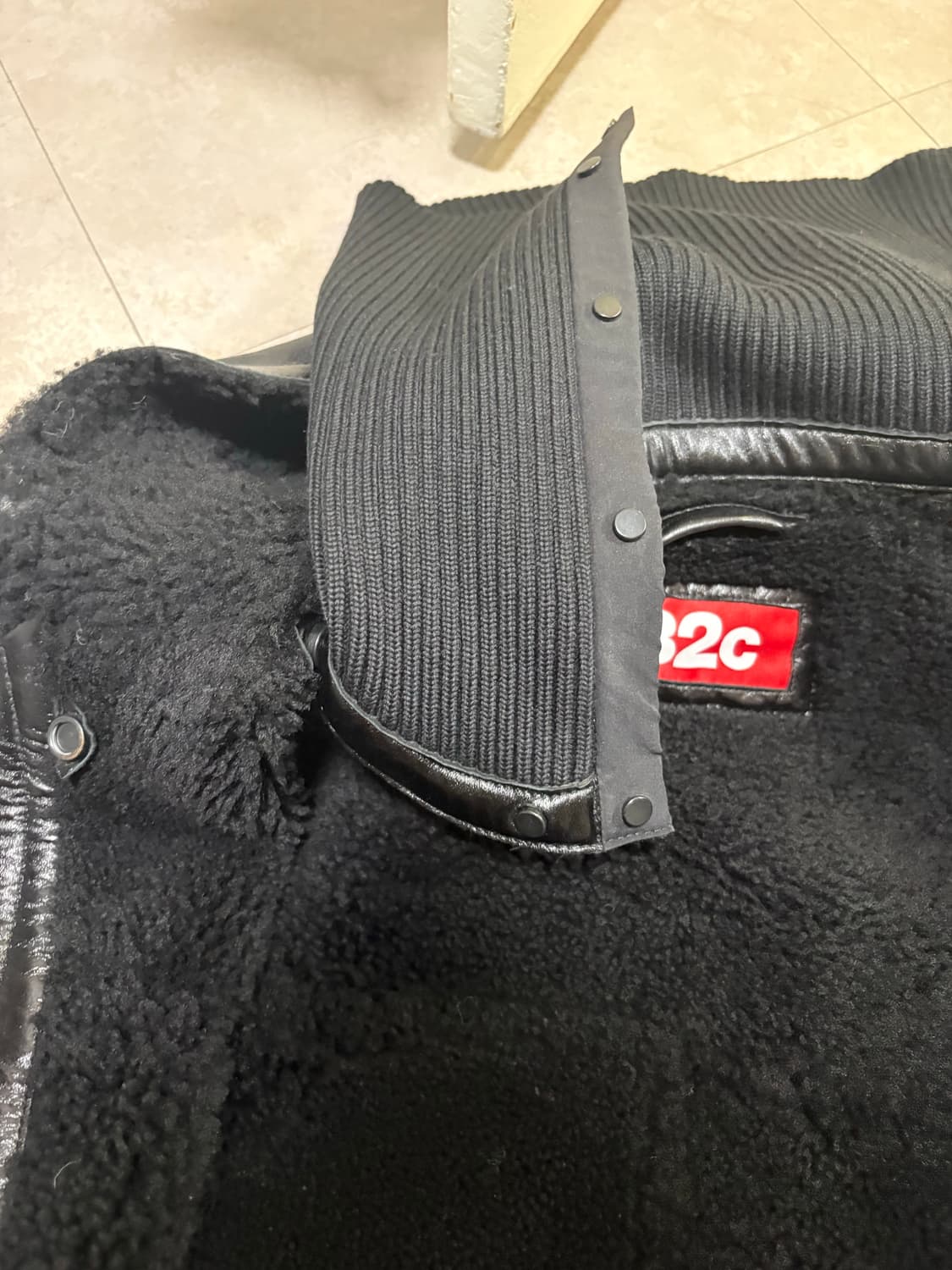 032c 레더자켓 (무스탕) L사이즈 105 상품이미지6