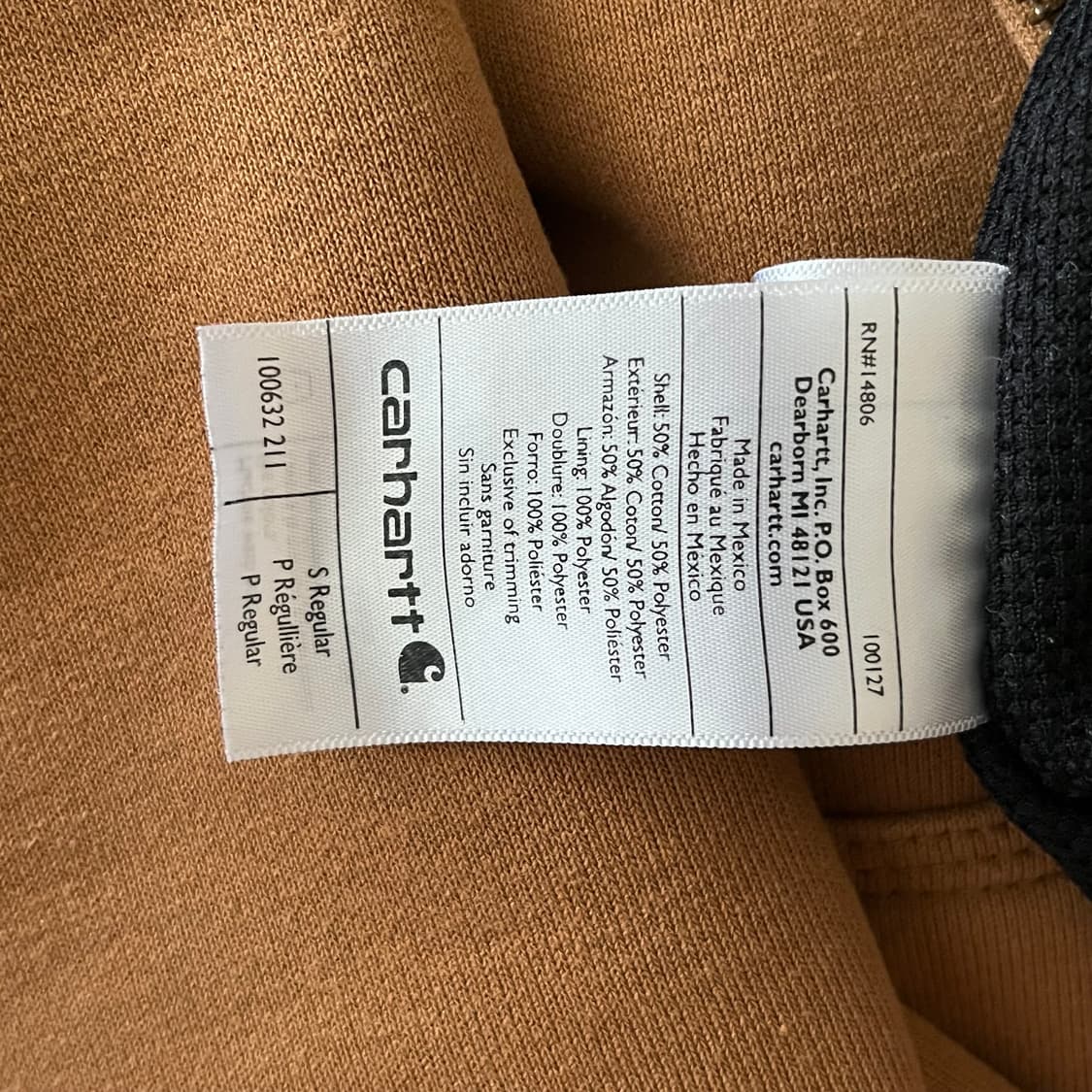 Carhartt 써멀 후드 집업 상품이미지4