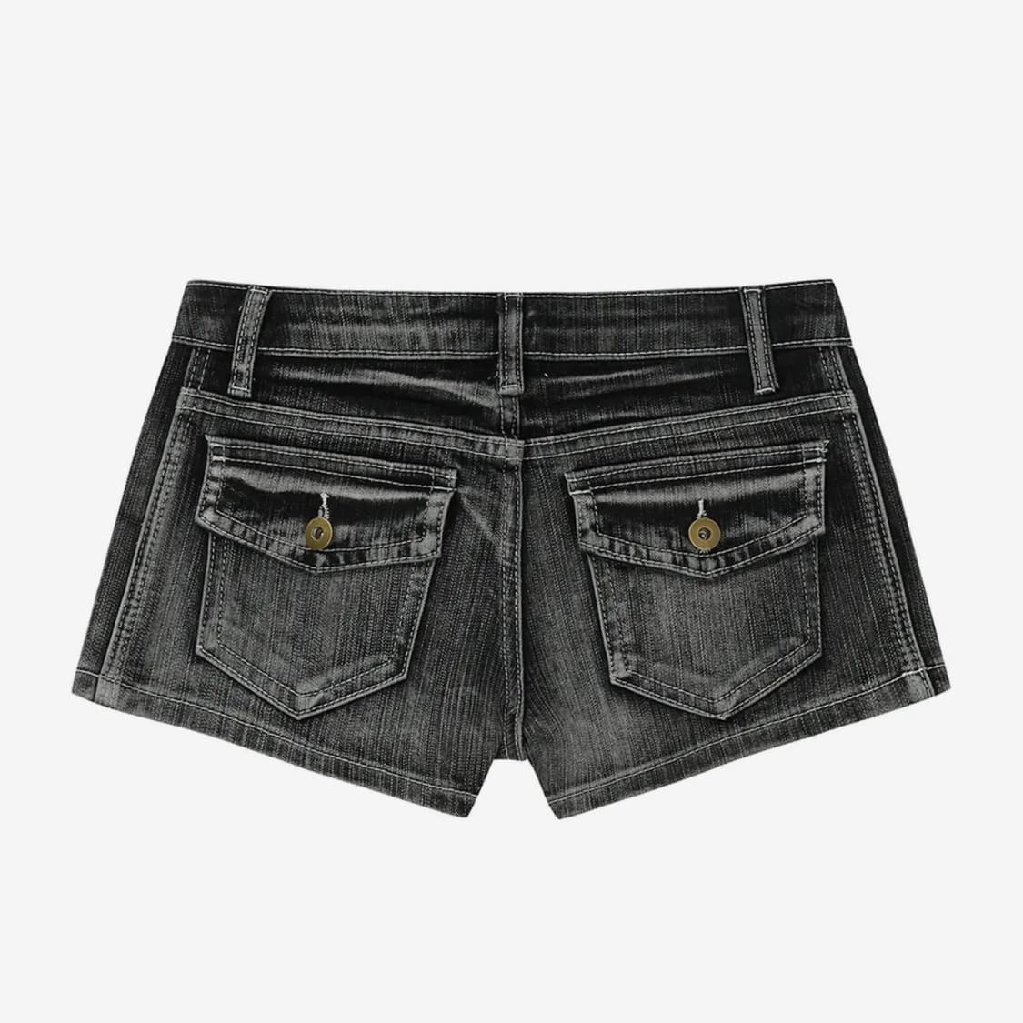 길라아카이브 타투 그래픽 데님 숏츠 그레이 M 상품이미지2