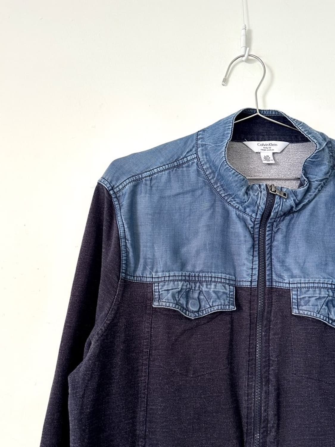 CALVIN KLEIN denim mix easy jacket 상품이미지3