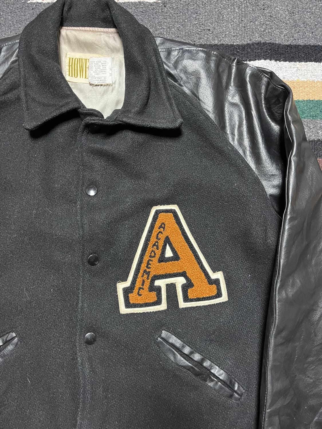 80’s HOWE wool varsity jacket   상품이미지2
