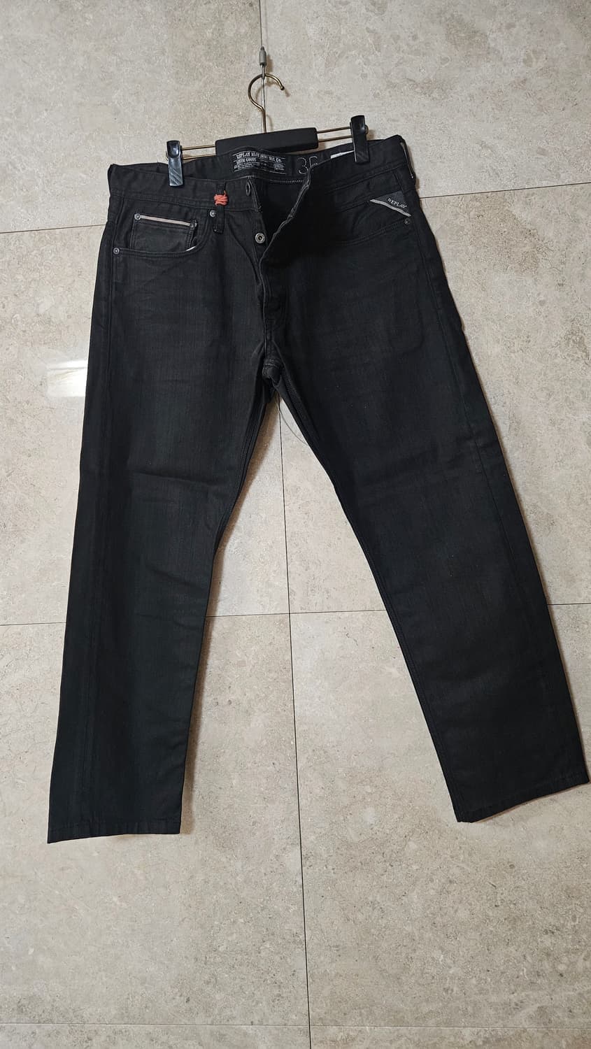 Replay coated black jeans 36 상품이미지1