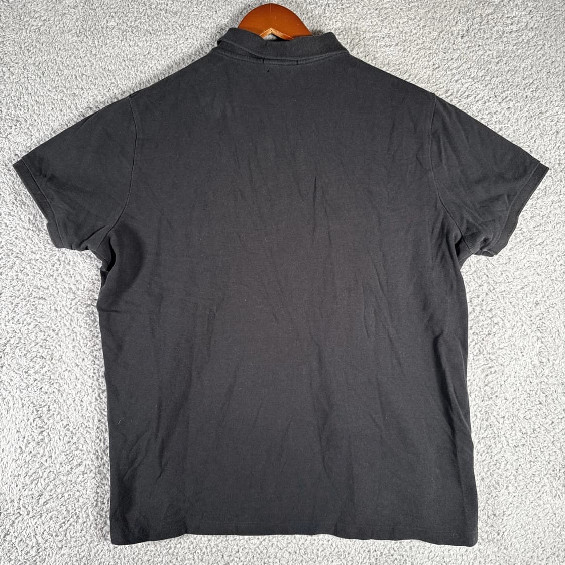 폴로 랄프로렌 빅포니 반팔 카라티 블랙 화이트 상품이미지2