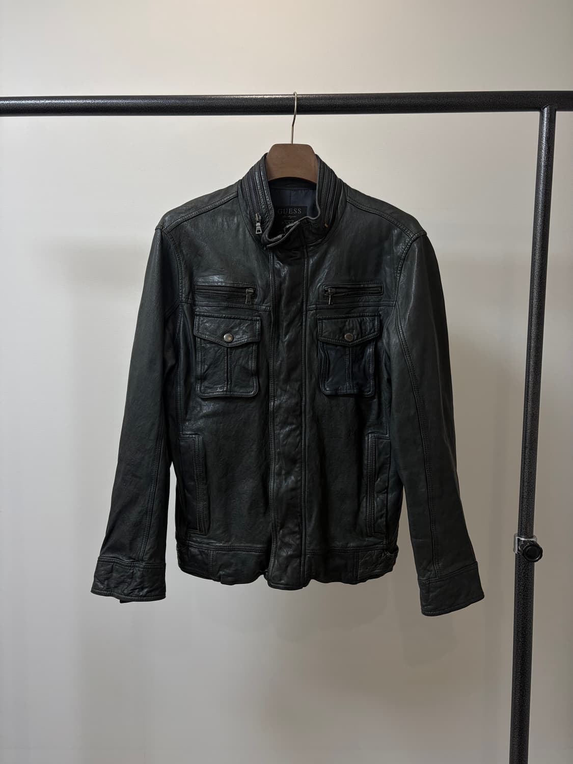 (XL) Guess 게스 락시크 양가죽 자켓 상품이미지1