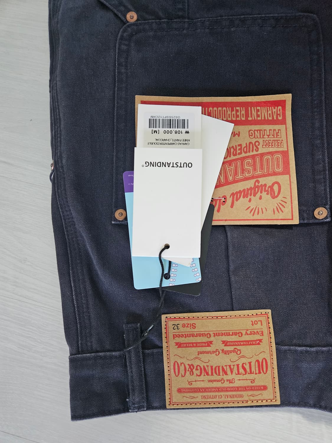 아웃스탠딩 더블니 카펜터 팬츠 32 상품이미지2