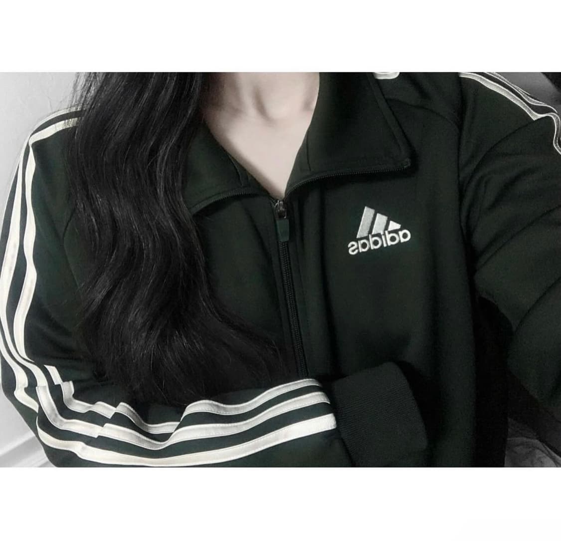 🐰아디다스 딥그린 삼선 은은 트랙탑 여리 져지🪽🤍 상품이미지1