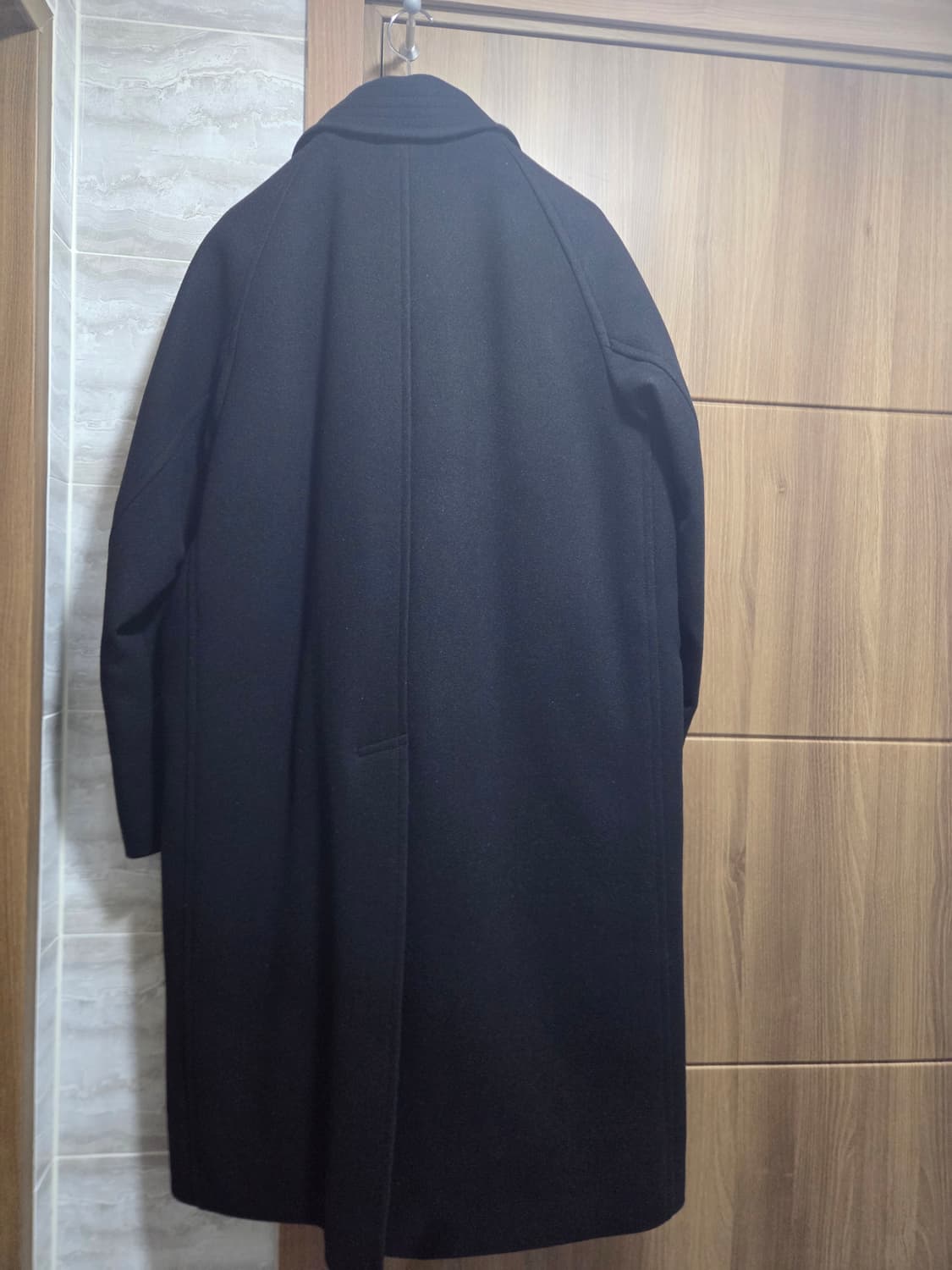 어나더오피스 보이저 발마칸 코트 블랙 상품이미지2