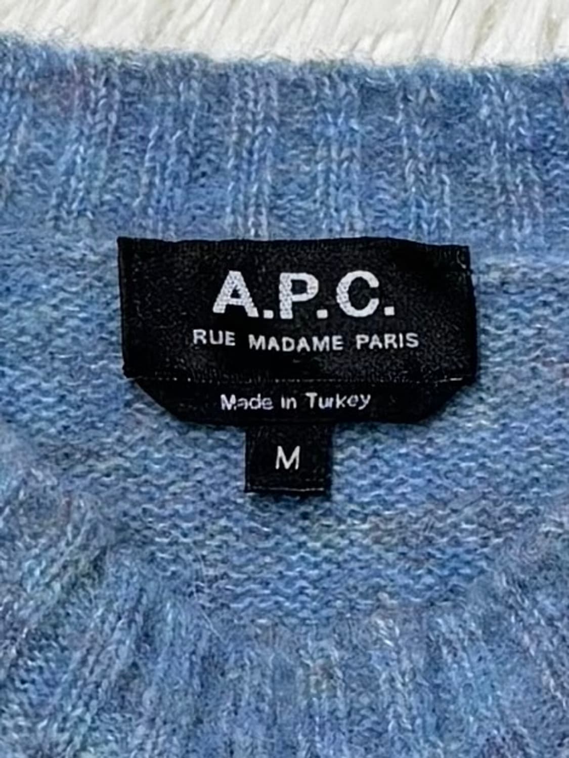 아페쎄 루카스 베이비블루 울 니트 상품이미지6