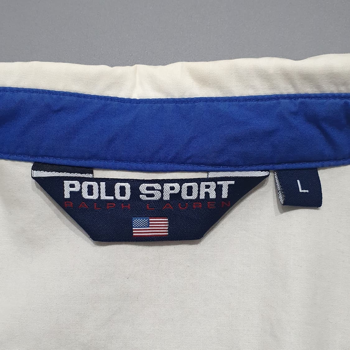 폴로스포츠 90s 스펠아웃 블루종 자켓 베이포트 L (110) 상품이미지9