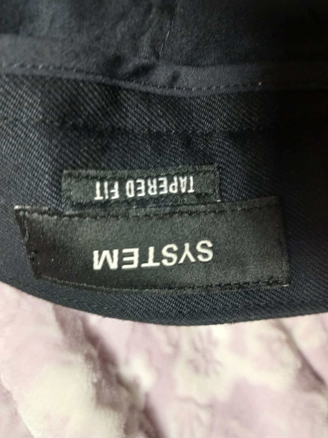 시스템옴므 다크네이비 테이퍼드 슬랙스35 (88) 상품이미지6