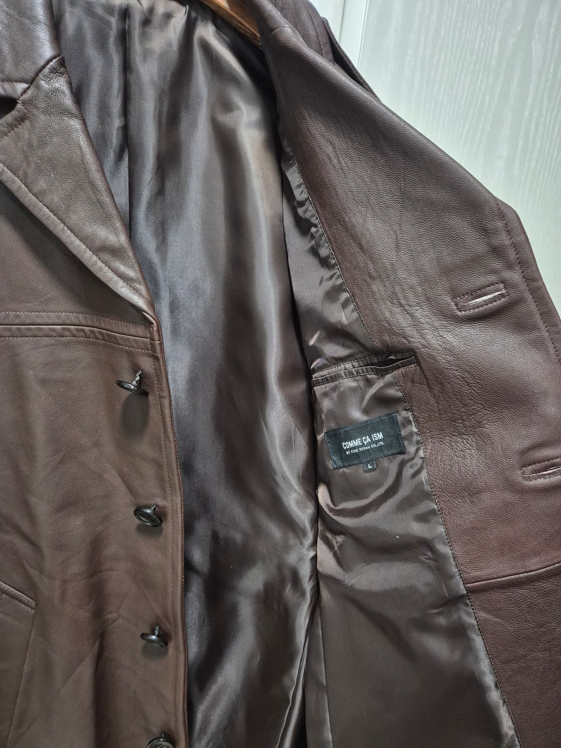COMME CA ISM. 리얼가죽코트 상품이미지7