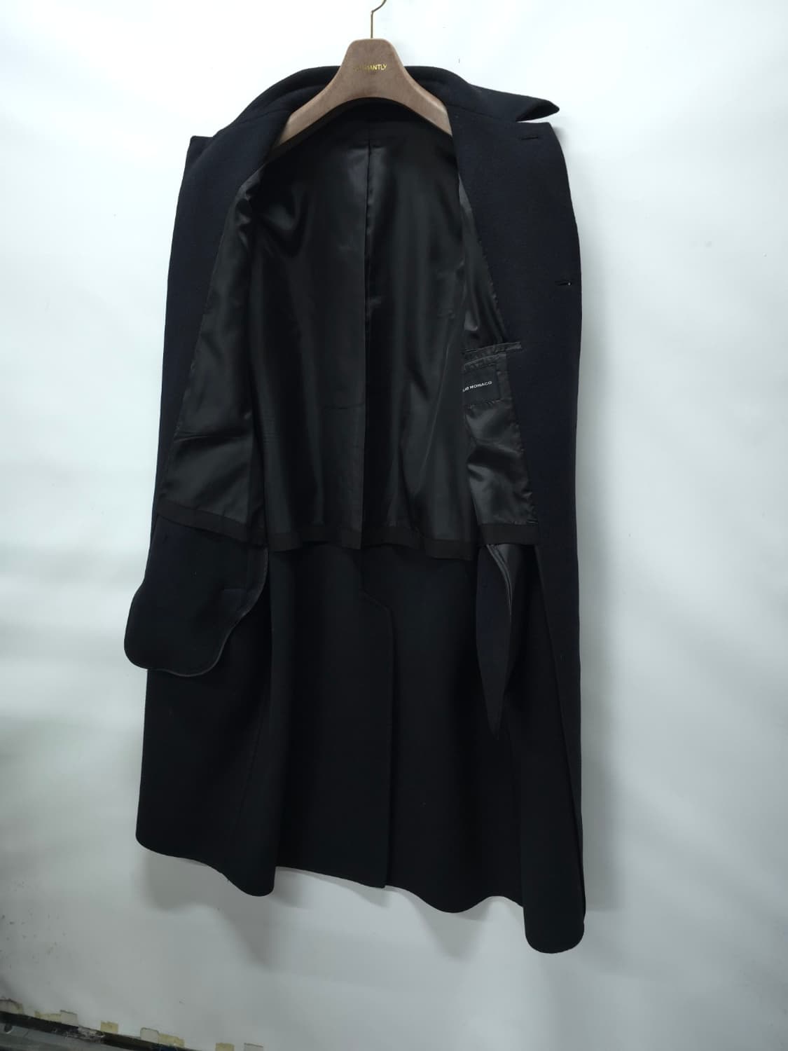 클럽모나코 남성 울 캐시미어 싱글 롱 코트 상품이미지3