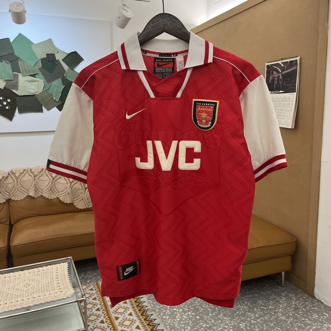 나이키 94-95 아스날 FC 축구 유니폼 져지 반팔티 95 C10665 상품이미지3