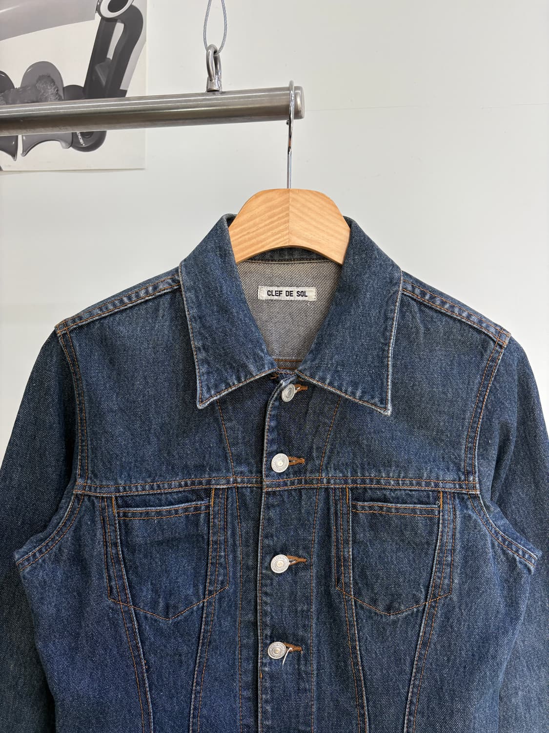 CLEF DE SOL 데님자켓 상품이미지2