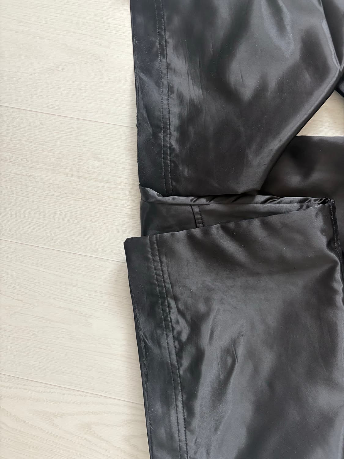 Supreme Satin Track Pant Black 24SS 상품이미지6